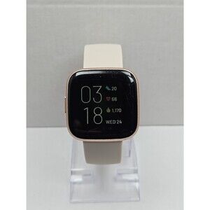 Fitbit Versa 2 Smartwatch Pink 40mm Alexa WR50M Always On Display No Charger